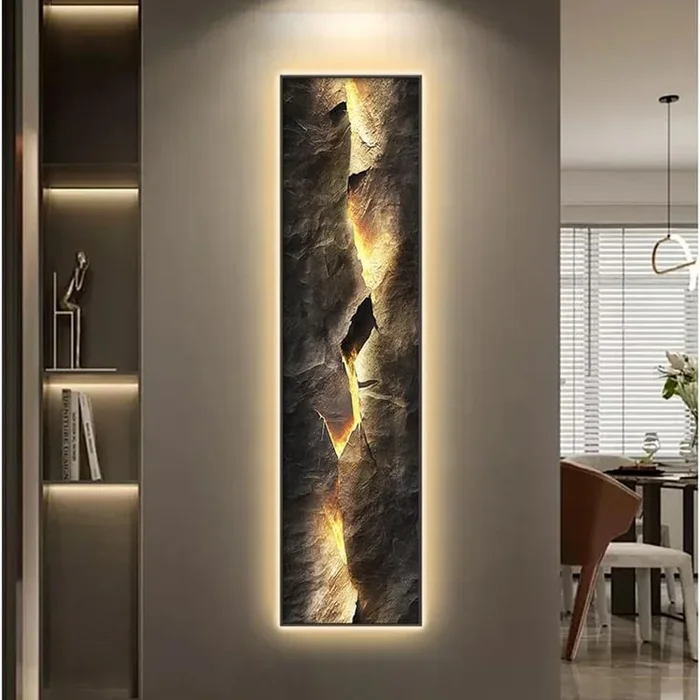 Modern Abstract LED Wall Art for Living Room | Homary