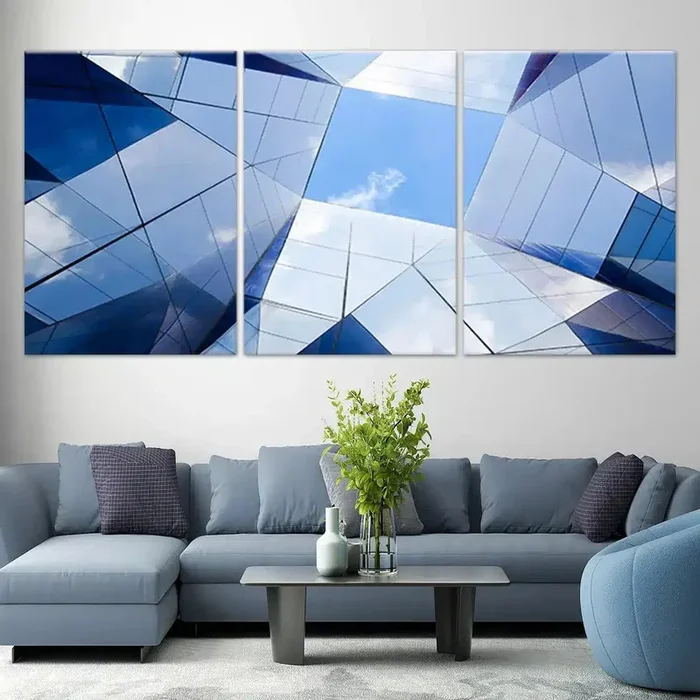 Modern Architectural Wall Art Canvas Print