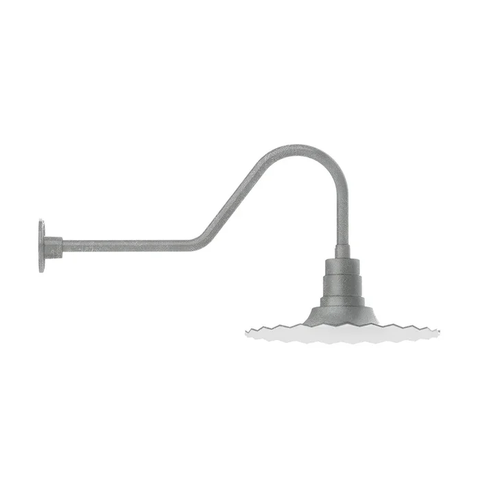 Montclair Light Works – GNC159-49 – One Light Wall Mount – Radial – Painted Galvanized – GNC15949
