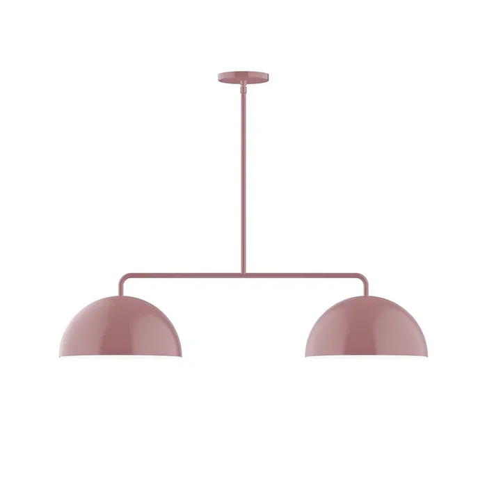 Montclair Light Works – MSG432-20-L10 – LED Chandelier – Arcade – Mauve – MSG43220L10