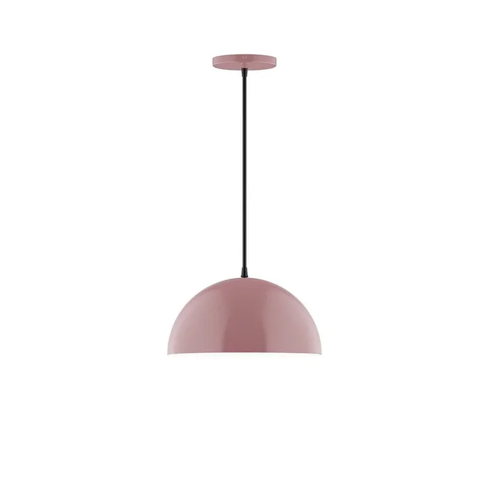 Montclair Light Works – PEB432-G15-20-C27 – One Light Pendant – Arcade – Mauve – PEB432G1520C27