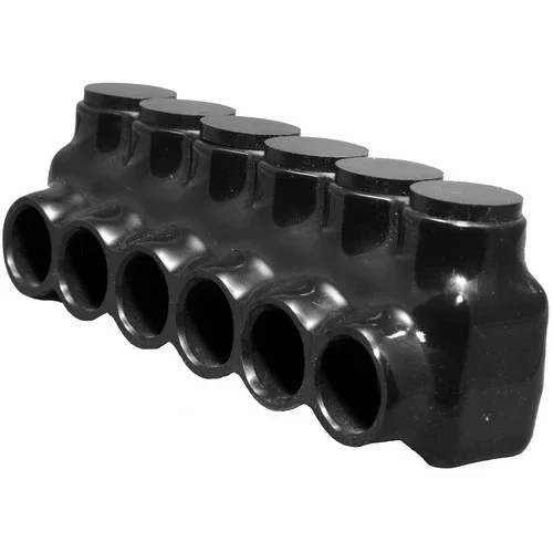 MORRIS #4- 6 Black Insulated Connector Single (97516)