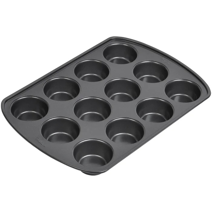 MUFFIN PAN 12 CUP GRY
