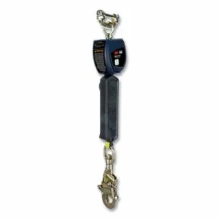 Nano-Lok Self Retracting Lifeline 6 ft Web Carabiner Top Connector Al Rebar Hook 420 lb Single Leg