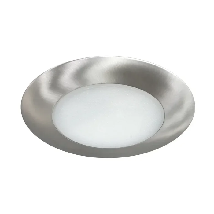 NICOR 6 Inch Nickel Recessed Shower Trim With Albalite Lens (17505NK)