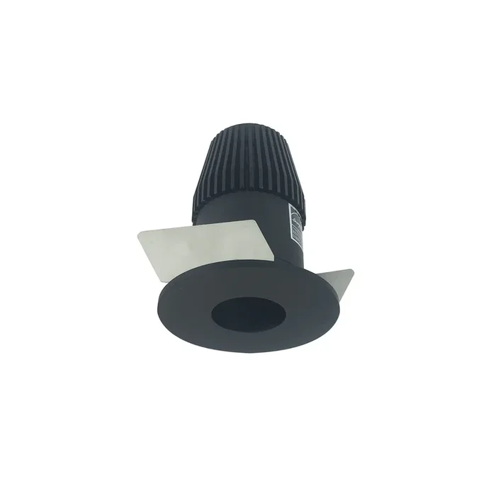 Nora 1 Inch Iolite Round Pinhole Non-Adjustable Trim 800Lm 2700K Black (NIOB-1RPH27XBB)