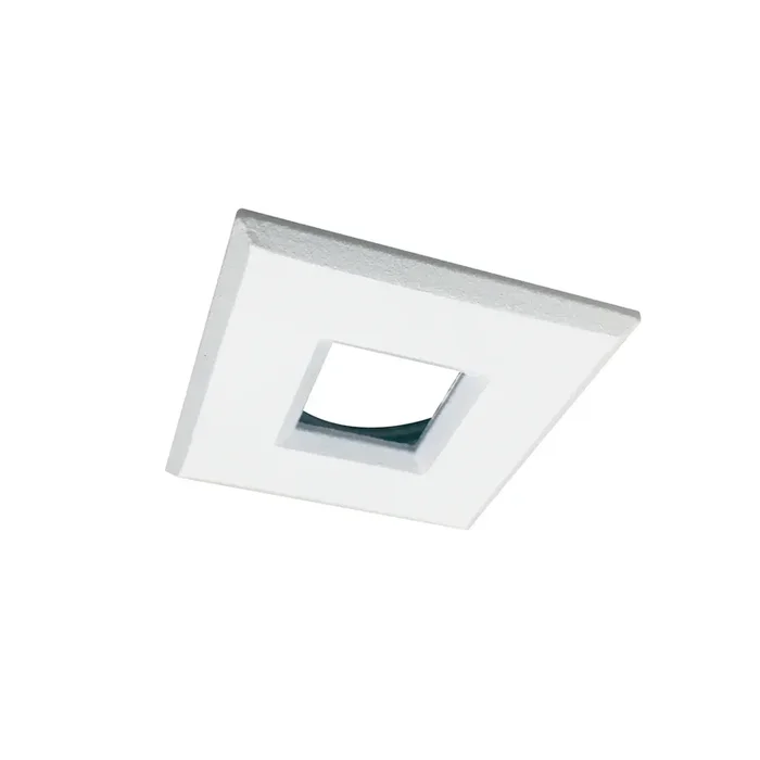 Nora 1 Inch Square M1 Stainless Steel Trim White (NM1-SSSW)