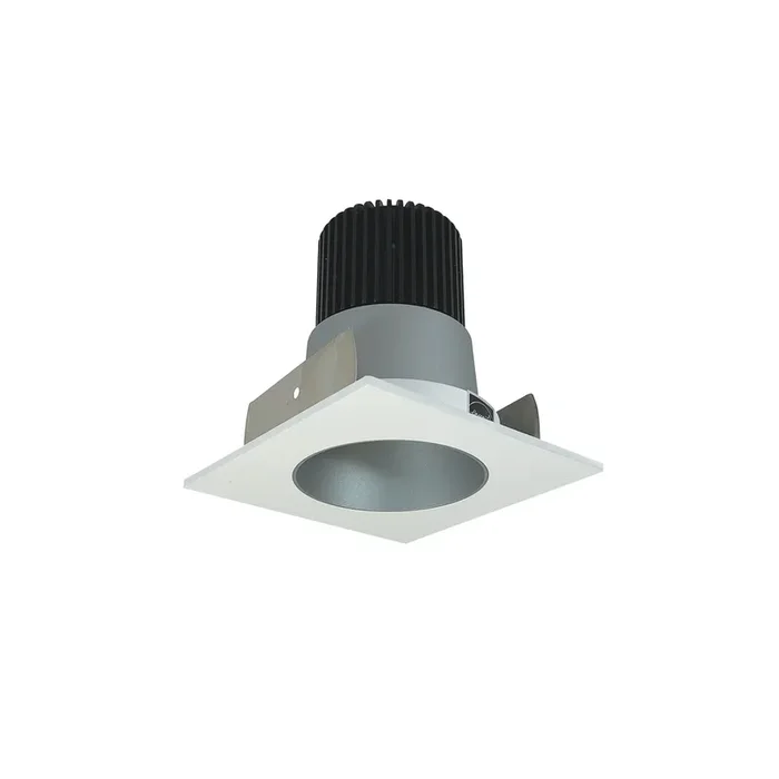 Nora 2 Inch Iolite Square /Round Deep Cone Reflector Non-Adjustable Trim 1000Lm 3500K Haze/Matte Powder White (NIOB-2SNDC35XHZMPW/10)