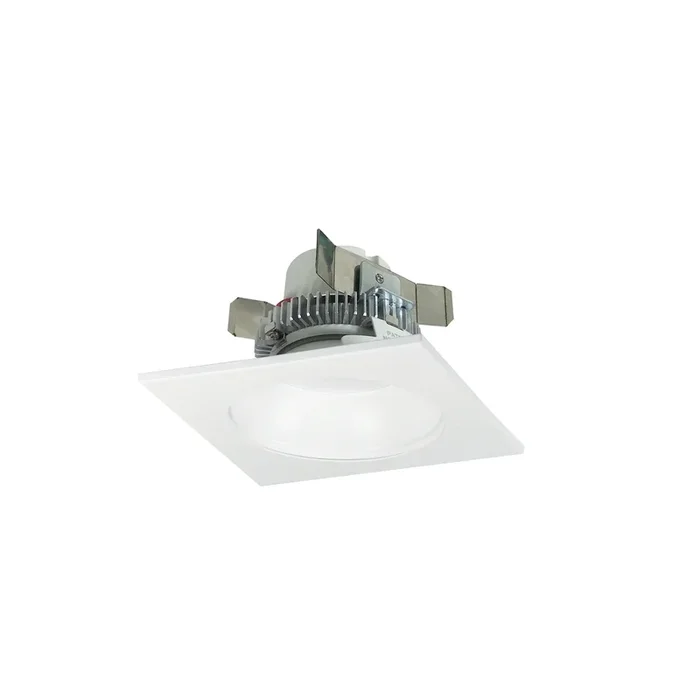 Nora 4 Inch Cobalt Click 1000Lm LED Retrofit Square /Round Reflector 12W 3000K White 120V 0-10V/Triac/ELV And 277V 0-10V Dimming (NLCBC2-45330WW/10LE4)