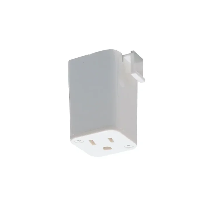 Nora Track Outlet Adapter White (NT-327W)