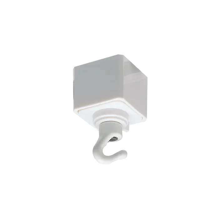 Nora Utility Hook For Track L-Style White (NT-308W/L)
