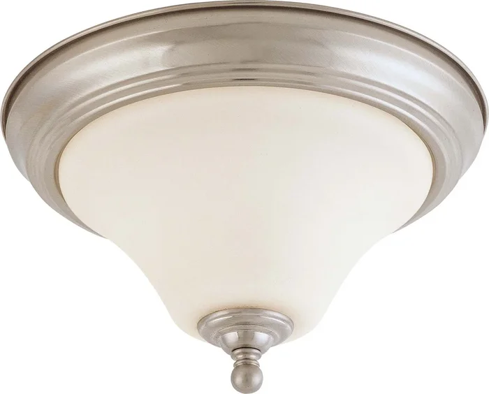 Nuvo Lighting – 60-1824 – One Light Flush Mount – Dupont – Brushed Nickel – 601824