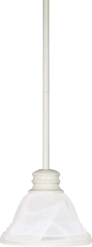 Nuvo Lighting – 60-368 – One Light Mini Pendant – Empire – Textured White – 60368