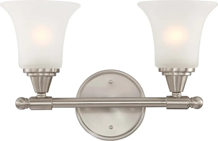 Nuvo Lighting – 60-4142 – Two Light Vanity – Surrey – Brushed Nickel – 604142