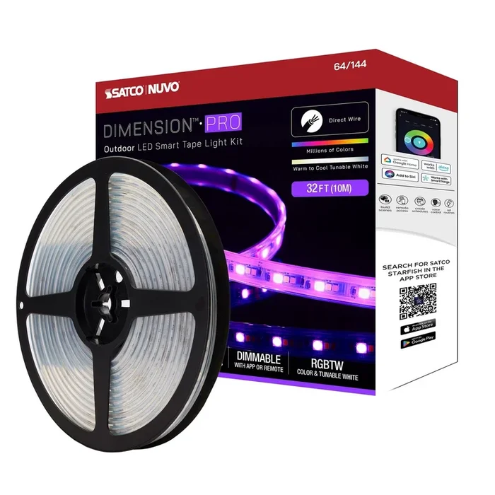 Nuvo Lighting – 64-144 – LED Tape Light Strip – White – 64144