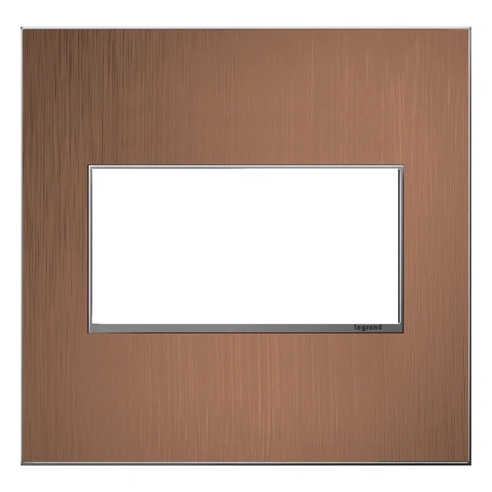 Pass and Seymour Adorne Copper 2-Gang Screwless Wall Plate Weatherproof (AWM2GCU4)
