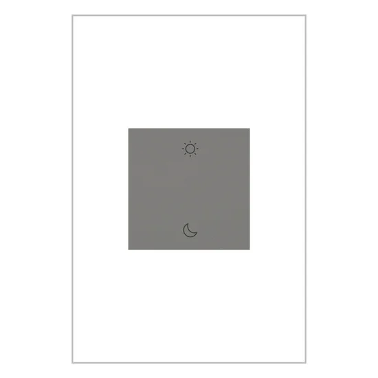 Pass and Seymour Adorne Netatmo Wireless Wake/Sleep Switch Magnesium (WNAL43M1)