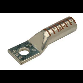 Penn Union Copper Compression Lug Long Crimp Area One Hole Tongue With Closed Transition 6 AWG (BBLU6S)