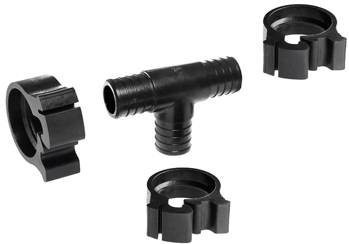 Pipe Tee Fitting, 1 Inch Diameter, Durable Plumbing Connector