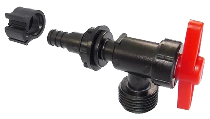 Pipe Washing Machine Valve, 1/2 Inch by 3/4 Inch Female Pipe Thread