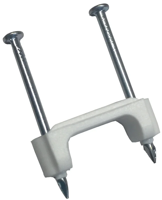 Plastic Non-Metallic Cable Staple, 15-Pk., 0.5-In.