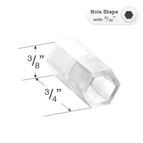 Plastic Wand Connector – Add Additional Length to Hard to Reach Horizontal Blind Wands