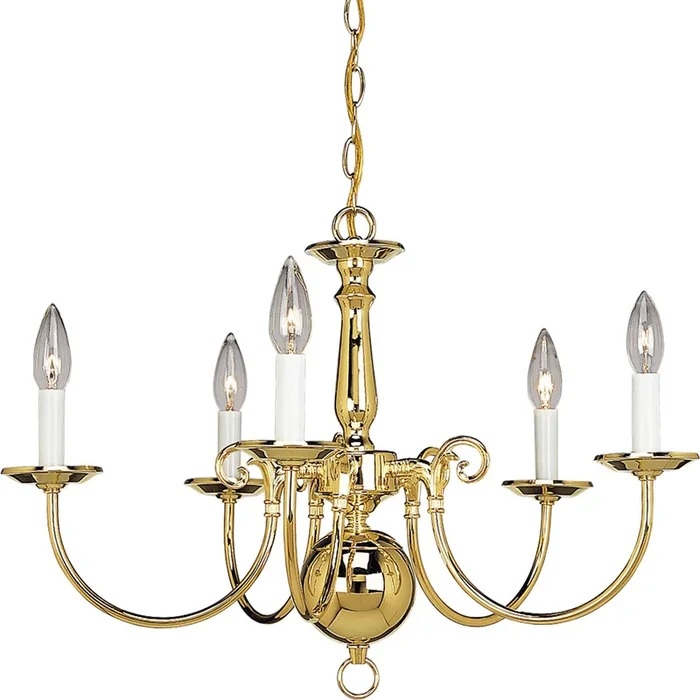 Progress Lighting – Five Light Chandelier – Americana