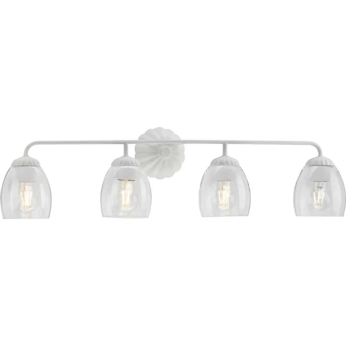 Progress Lighting – Four Light Bath & Vanity – Quillan