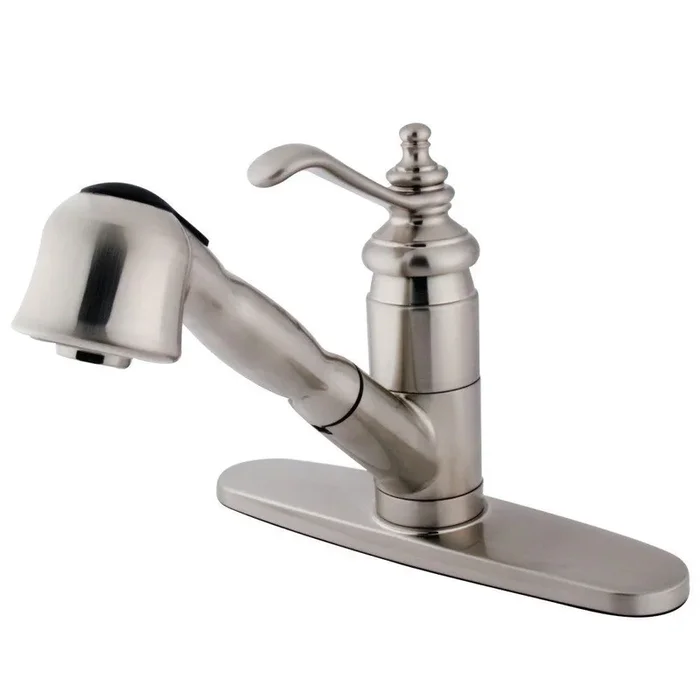 Pull – Out Kitchen Faucet in Brushed Nickel – KFKS7898TL