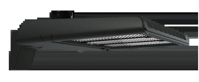 RAB A22 LED Area Light Type III Wattage Selectable 150W/120W/100W 3000K 480V 0-10V Dimming Black (A22-150YB/480)