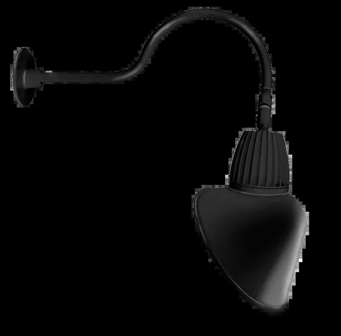 RAB Gooseneck Style1 13W Neutral LED Angled Cone Shade Spot Reflector (GN1LED13NSACB)