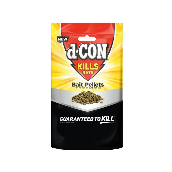 Rat & Mice Killing Bait Pellets, Indoor/Outdoor Use, 8 oz.