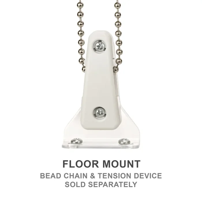 Rollease Floor Mount Bracket for the ChainHold Bead Chain Tensioner – FLOOR BRACKET ONLY