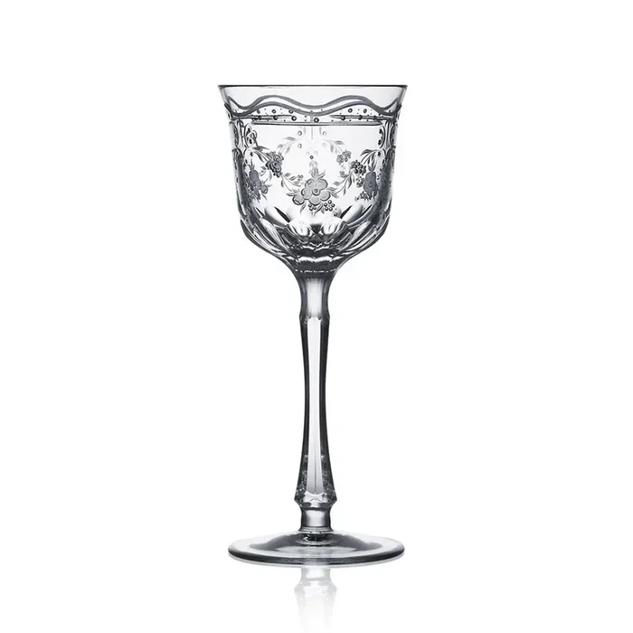 Royal Antoinette Clear Wine Glass by Varga Crystal