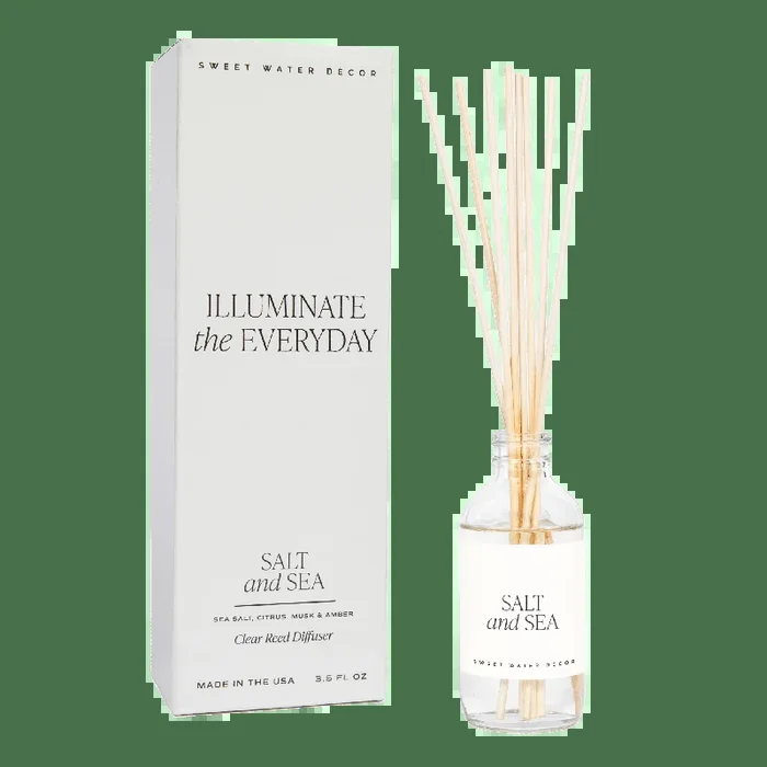 Salt and Sea Clear Reed Diffuser