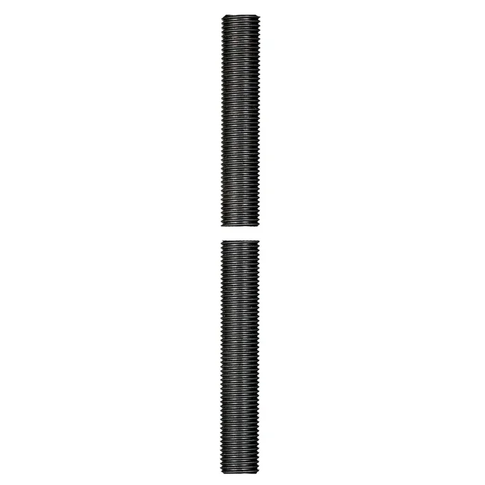 SATCO/NUVO 1/4 IP Steel Nipple Unfinished 48 Inch Length 1/2 Inch Wide (90-2546)