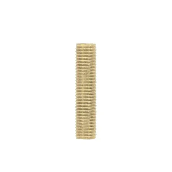 SATCO/NUVO 1/8 IP Steel Nipple Yellow Zinc Plated 5-1/2 Inch Length 3/8 Inch Wide (90-5044)
