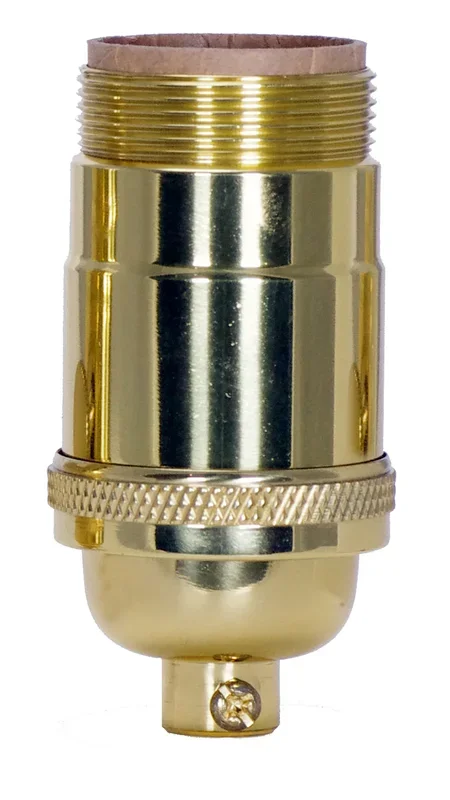 SATCO/NUVO 3-Way 2 Circuit Turn Knob Socket With Matching Finish Removable Knob (80-1050)