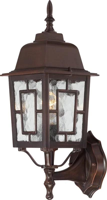 SATCO/NUVO Banyan 1-Light 17 Inch Outdoor Wall With Clear Water Glass (60-4925)