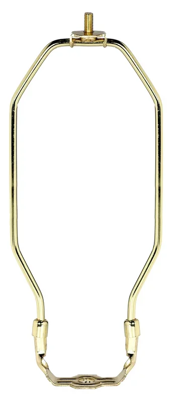 SATCO/NUVO Light Duty Harp Polished Brass Finish 9 Inch Height 1/8 IP Saddle 1/4-27 Thread (90-221)