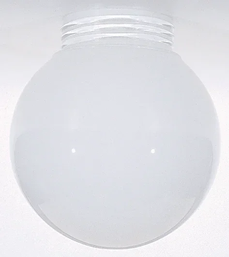 SATCO/NUVO Opal Ball Glass Globe Shade 6 Inch Diameter 3-11/64 Inch Screw Fitter Inside Sprayed White (50-216)