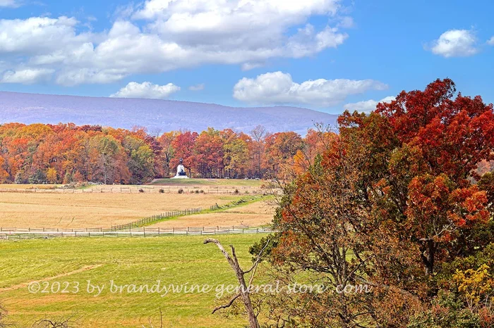 Seminary Ridge and Virginia Monument Gettysburg art print