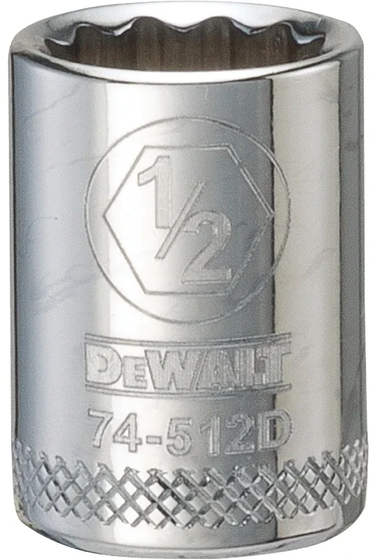Shallow 12-Point SAE Socket, 1/2 Inch Size, 3/8 Inch Drive