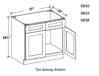Sink Base – Builder Line