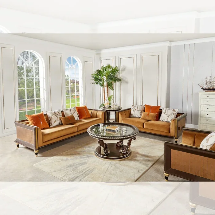 Sofa Set 3Pc HD-23935 By Homey Design