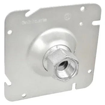 Southwire Garvin 4-11/16 Inch Square Stainless Steel Swivel Fixture Hanger For 1/2 Inch Or 3/4 Inch Conduit (SC-507511B-VTSS)