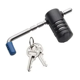 Stainless Steel Adjustable Coupler Lock for Trailer Hitch Security