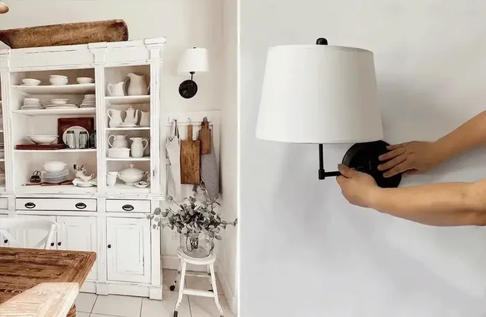 Swing Arm Sconce | Metal Swing Arm Sconce – Decor Steals