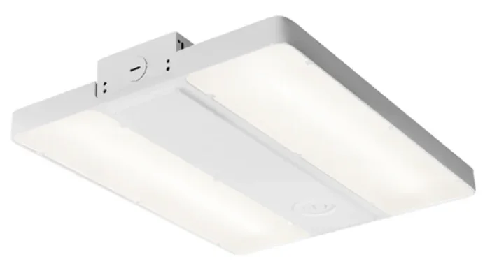 Sylvania LNHIBA6A/300UNHD850/12W/WH/L7 Linear LED High Bay 6A 300W 120-347V 0-10V Dimming 80 CRI 5000K 1X2 Foot Wide Distribution Lens White 11 Foot Cord/L7 Plug (63528)