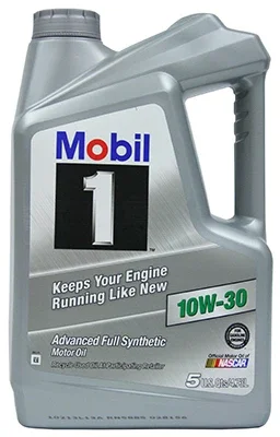 Synthetic Motor Oil 10W-30 Viscosity Grade 5 Quart Container